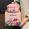 Disney Керамический горшок/пароварка Зверополис для одной порции с крышкой – Подходит для водяной бани, приготовления на пару или заварного крема