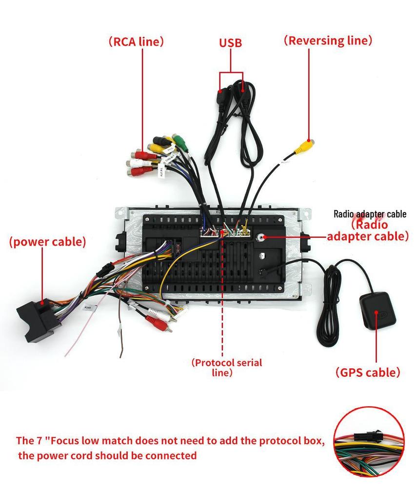 7" Android Car GPS Navigation & Multimedia Bluetooth MP5