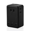 Сетевой фильтр с общей максимальной мощностью 65 Вт PD 3 3 AC Защита от пыли и молний USB, Питание, Совместимый, Вилки Type-C, Вилки, Защита, Шторка, Черный,