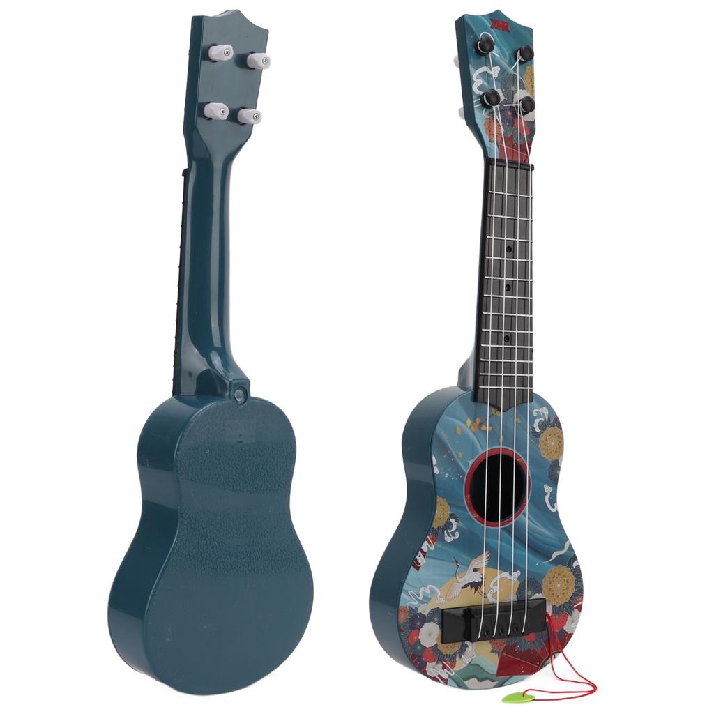 Kids Toy Ukulele Mini Plastic Guitar Musical Instrument for Preschool Children GiftBlue