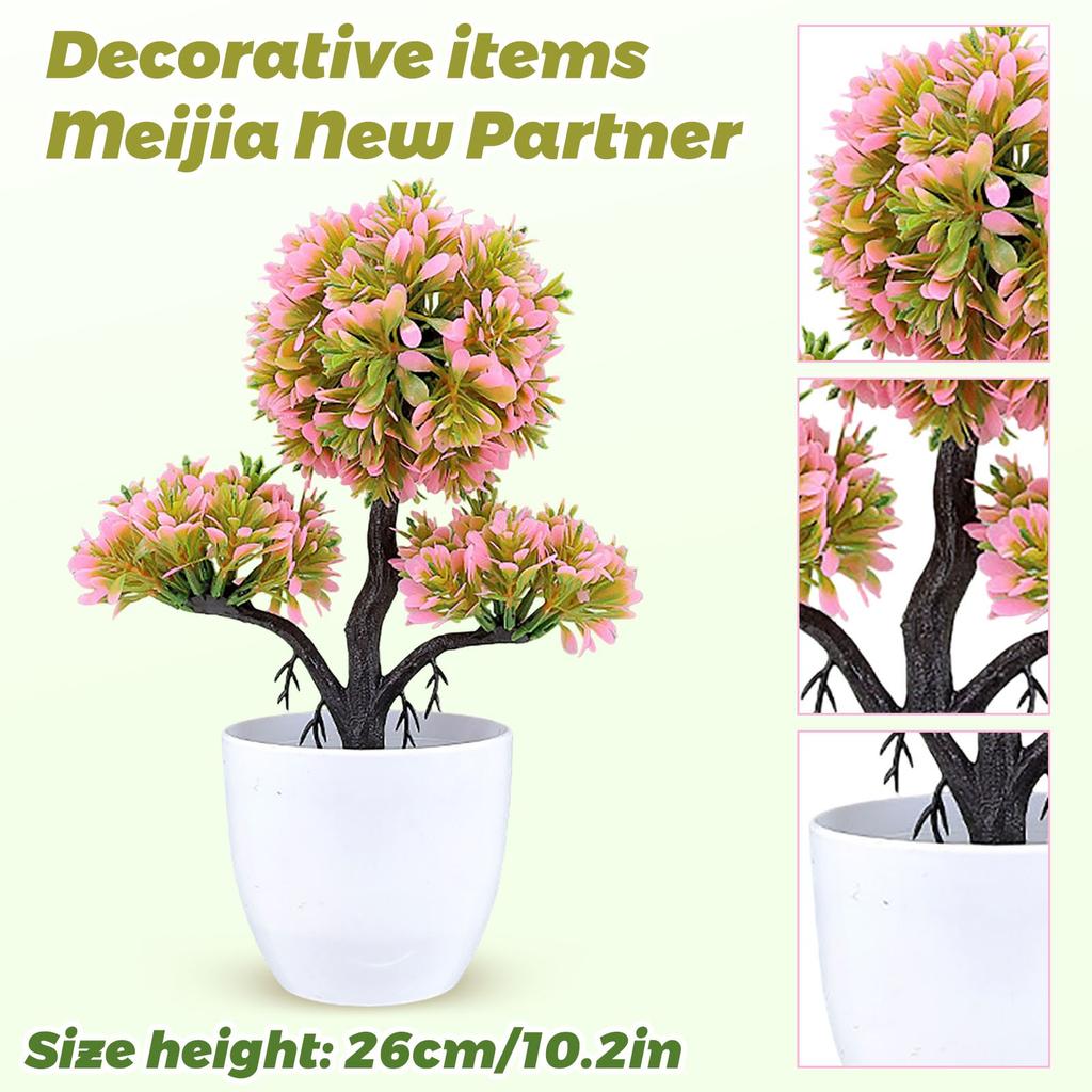 Имитация зеленого растения, украшения в горшках, комбинированные растения, украшения для рабочего стола в помещении, имитация искусственного цветка, растения бонсай