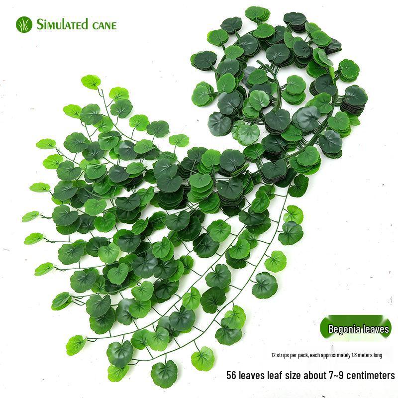 Большие Зеленые Искусственные Листья-Украшения для Плюща и Декора Крыши