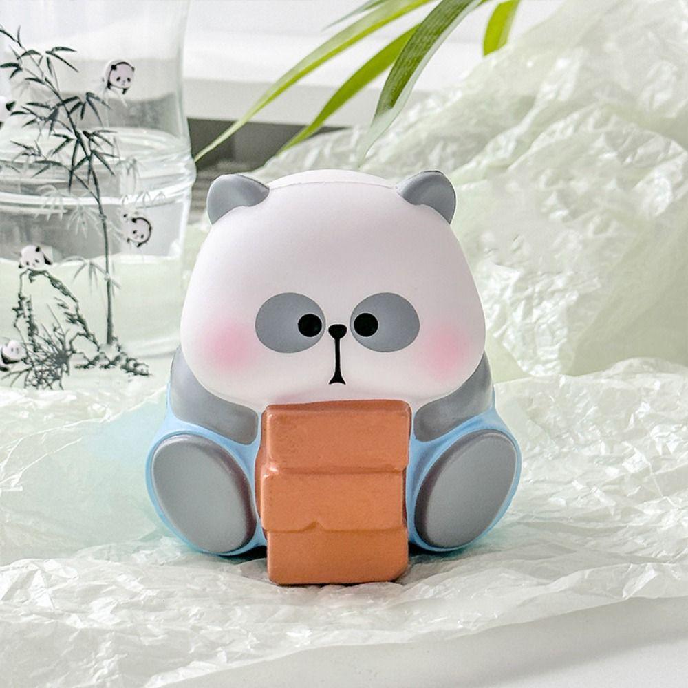 Elastic Simulation Panda Toy Kneading Animal Panda Fidgeting Toys Practical Jokes