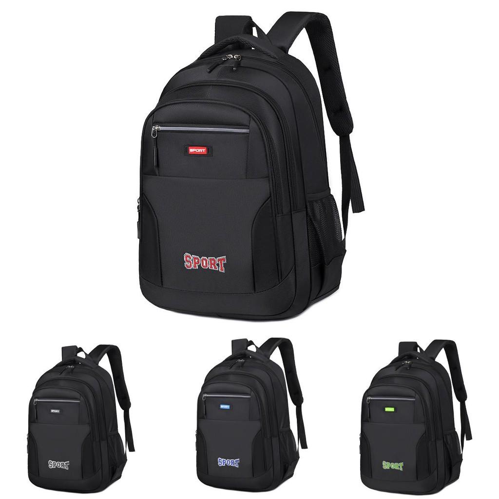 With Multipurpose Backpack Polyester Lining And Color Block Pattern School For