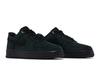 Nike Air Force 1 Low '07 WB Тройной черный Нубук