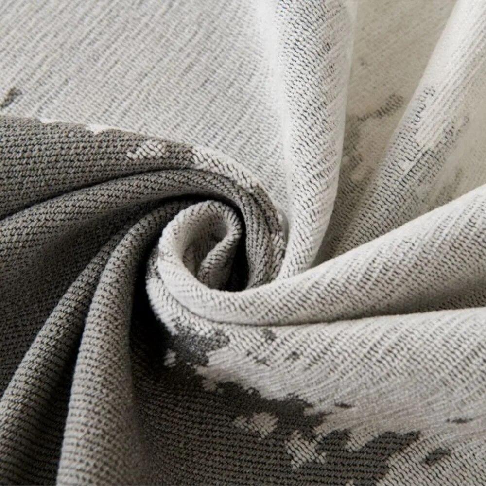 Modern Luxury Sofa Couple Position Throw Color Block Blanket Soft Cover Camping Picnic Mat Throw Blankets for Living Room