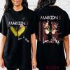 Maroon 5 2025 US Fall Tour Shirt Butterfly Graphic T-Shirt High-end Luxury Is for Both Men and Women Top Y2k