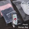 5PCS Travel Waterproof Cloth Organizer Zipper Lock Storage Pouch Clear Transparent Plastic Bag