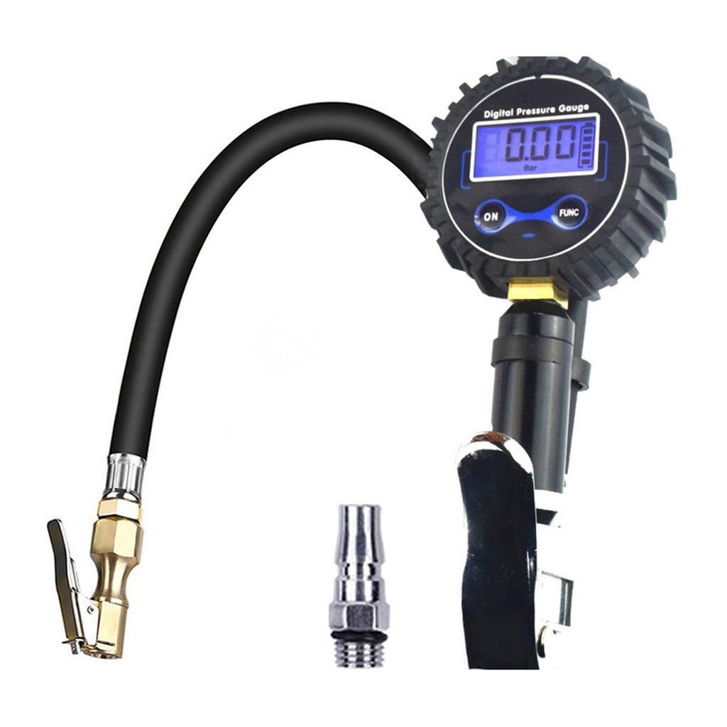 Quick Response Accurate Car Tire Pressure Checker with Temperature Readings Portable Measurement for Auto Travel Safety