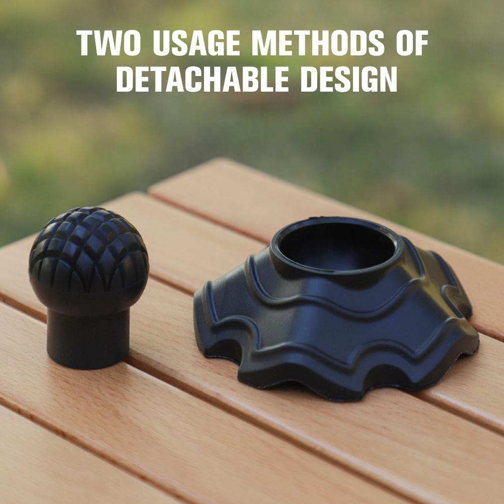 4PCS Outdoor Camping Moon Chair Foot Covers Anti-Slip and Anti-Sink Rotatable Foot Pads Camping Accessories