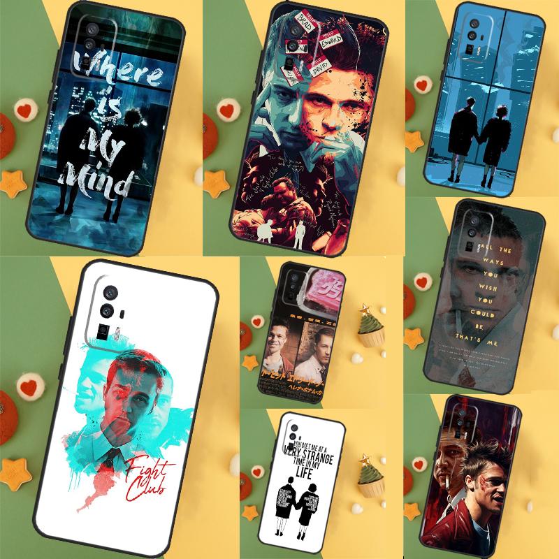 Jack Marla Fight Club Case For Xiaomi 13 14 Ultra 11T 12T 13T Pro 12 Lite POCO X6 Pro F5 M6 X5 X3 F3 M5s F6 Cover