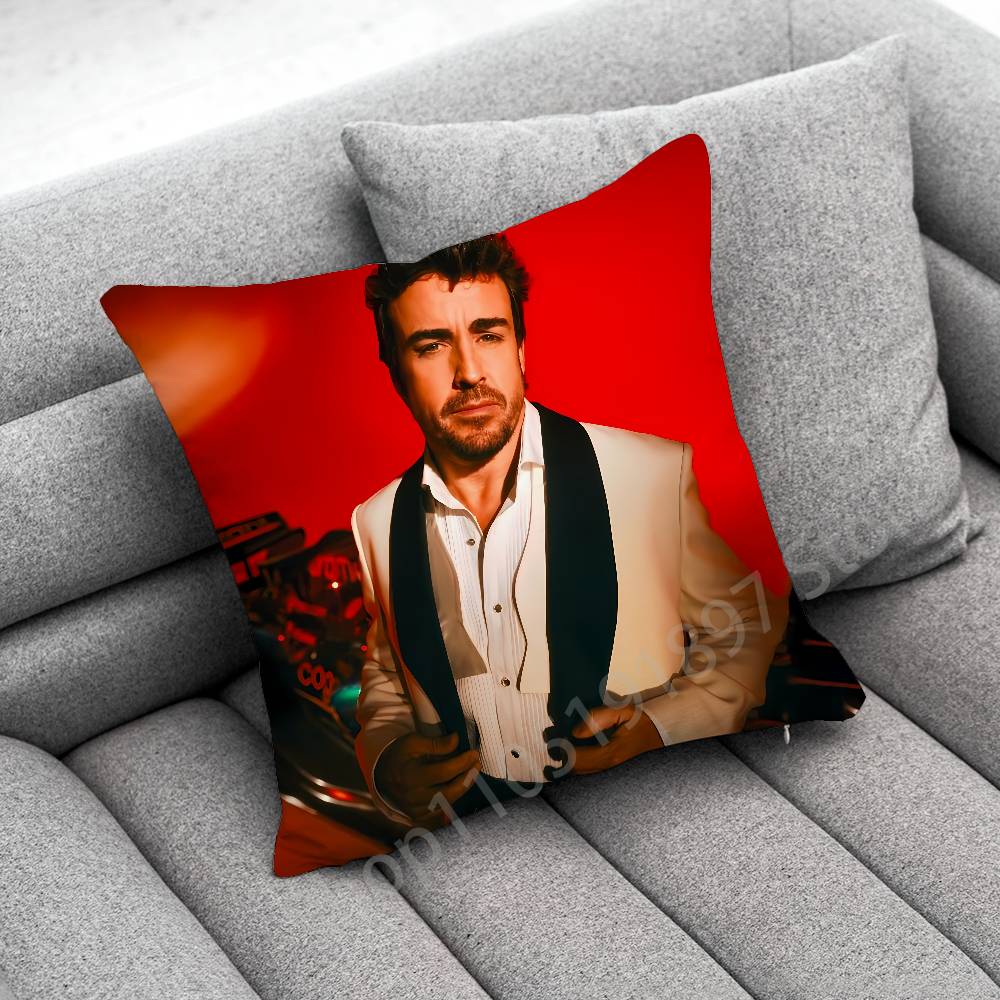 Наволочка для декоративной подушки F-Fernando A-Alonso Для 45x45см 40x40см 55x55см 50x50см 30x30см Квадратная наволочка для автомобильной подушки
