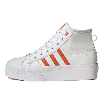 Nizza Platform Mid Vegan White Bliss Orange Женские кроссовки Cloud-White Semi-Impact-Orange GY1897