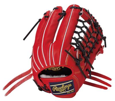 Rawlings PRO EXCEL GR5HEN65 Бейсбольная Красная Перчатка HOH® для броска, Софтбол, Универсальная, Оранжевая, 11,75 дюйма, Для правой руки