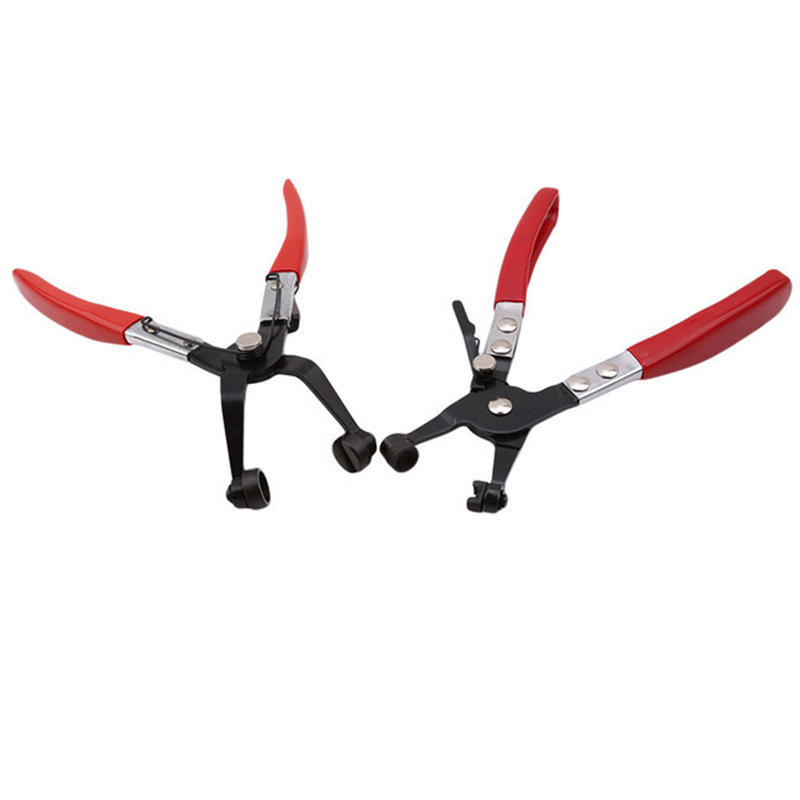 Straight Bent Throat Tube Clamps Car Plumbing Clamp Pliers Maintenance Tools Portable Convenient Tools