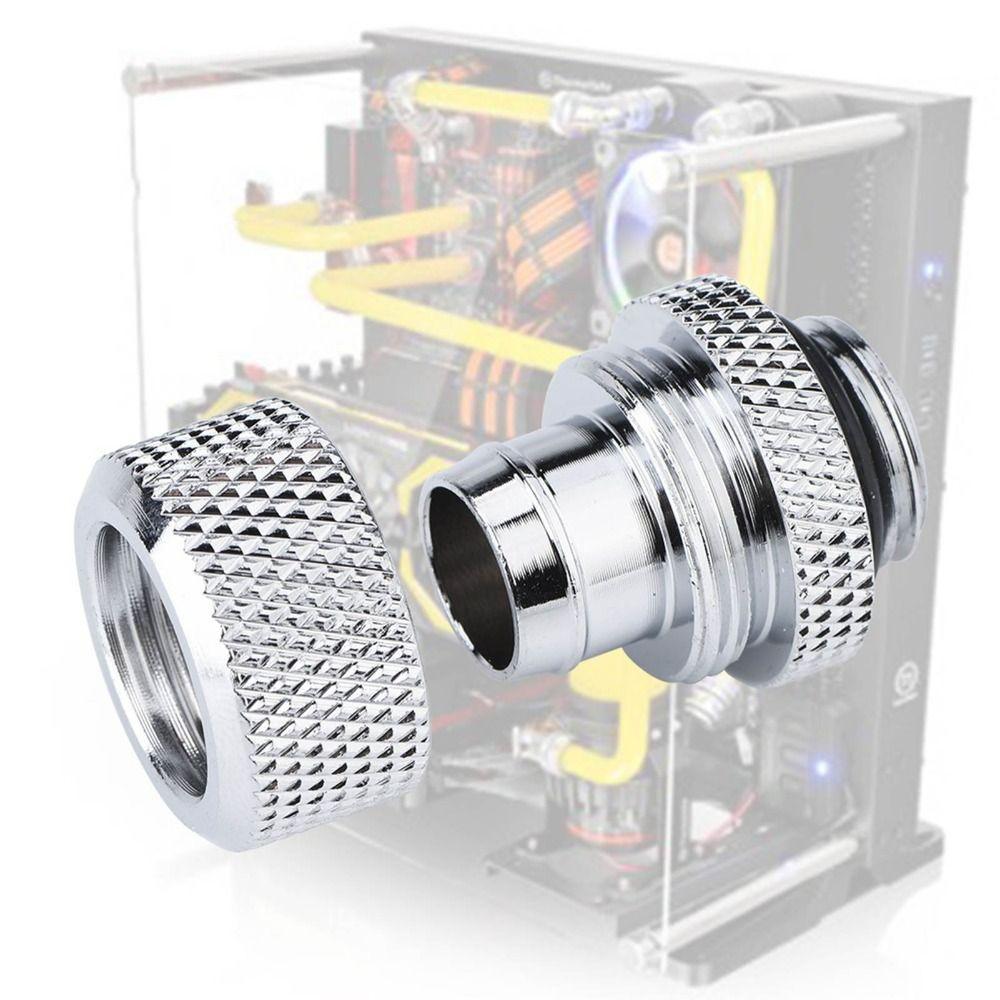 2PCS Two Touch Design Water Cooling Fitting Tighten O-Ring Tube Connector PC Water Cooling
