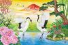 1000-piece Jigsaw Puzzle: Lucky Couple Cranes (50x75cm)
