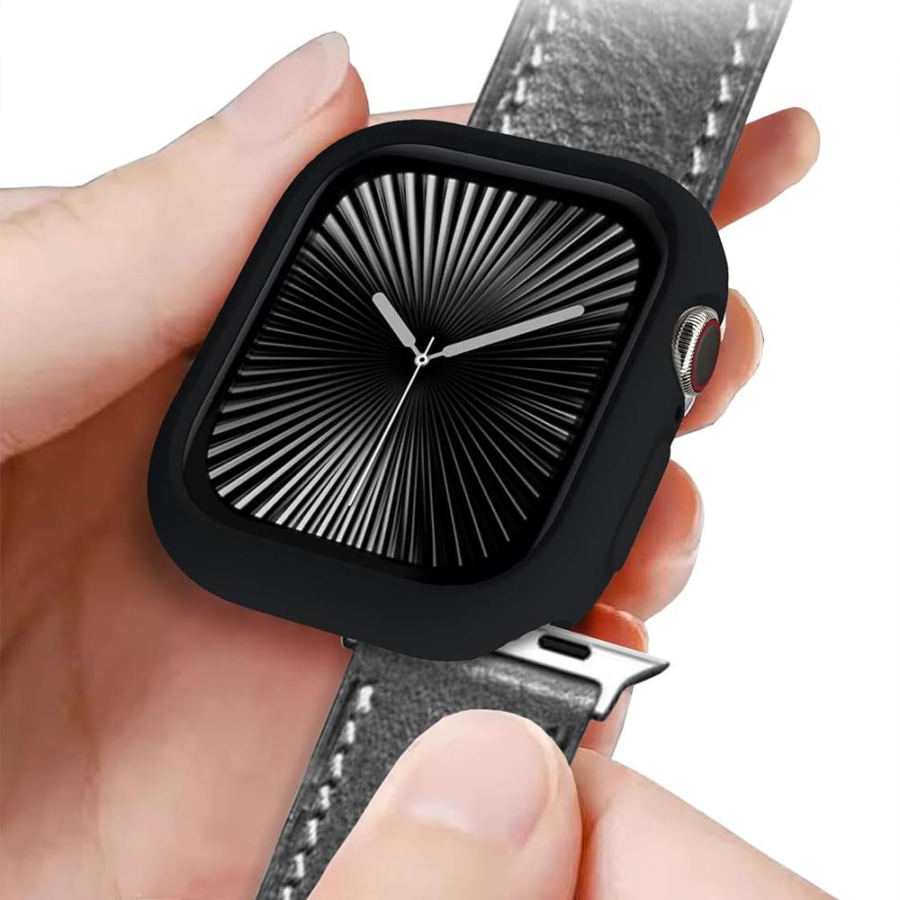 Чехол для Apple Watch 10 11 46 мм 42 мм Аксессуары Ударопрочный Защитный Мягкий Силиконовый Бампер Оболочка Чехол iwatch Серии Защита