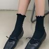 biarritz socks french frill socks (long/medium 2 ver.) 5 colors