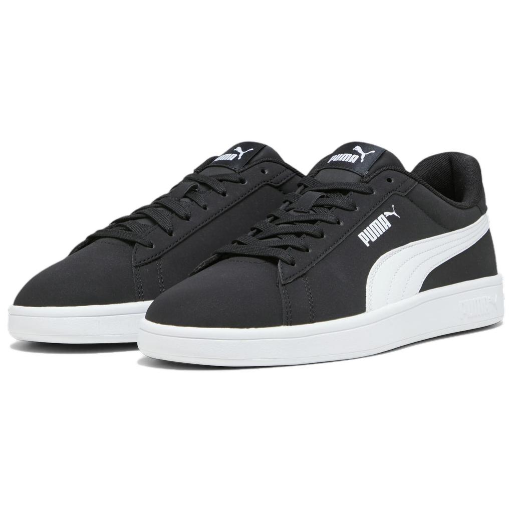 Puma Smash 3.0 Buck Удобные низкие кроссовки Унисекс Кроссовки Черные 392336-01