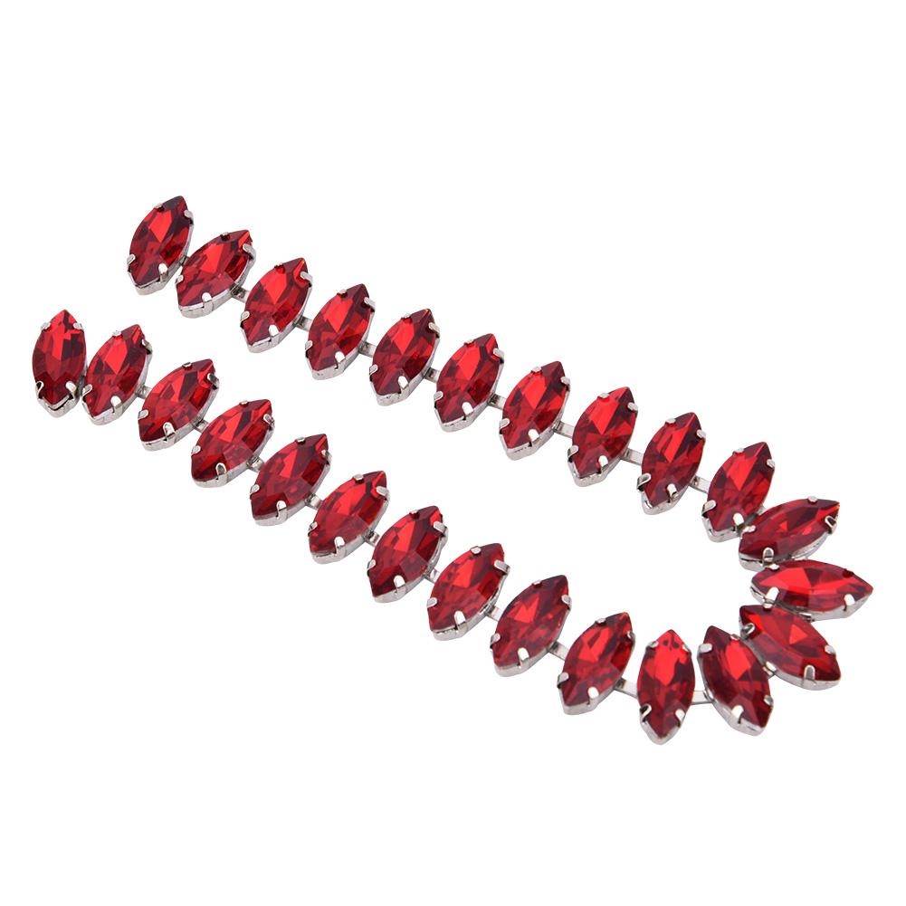 1 Двор (90см)   Стеклянная цепочка из страз для пришивания   Украшение для одежды