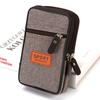 Double Layer Mobile Phone Bags Horizontal Style Mobile Phone Purse Belt Waist Bag  Camping
