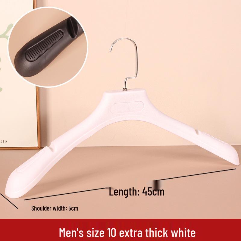 Non-Slip, Mark-Free Plastic Hangers for Home & Store Use - Ideal for Clothes Storage