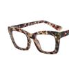 Square Small  Eyeglasses Frame  New Retro Multi-Color Option Flat Mirror Women'S Tide Package Flower Simple Eyeglass
