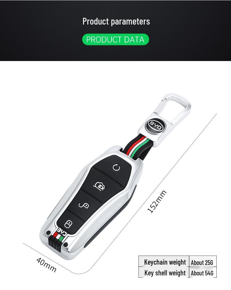 Чехол для ключа BYD Han для моделей Seagull 23, Destroyer 05, Song Pro, Tang Plus, Qin DMi, Champion Edition EV