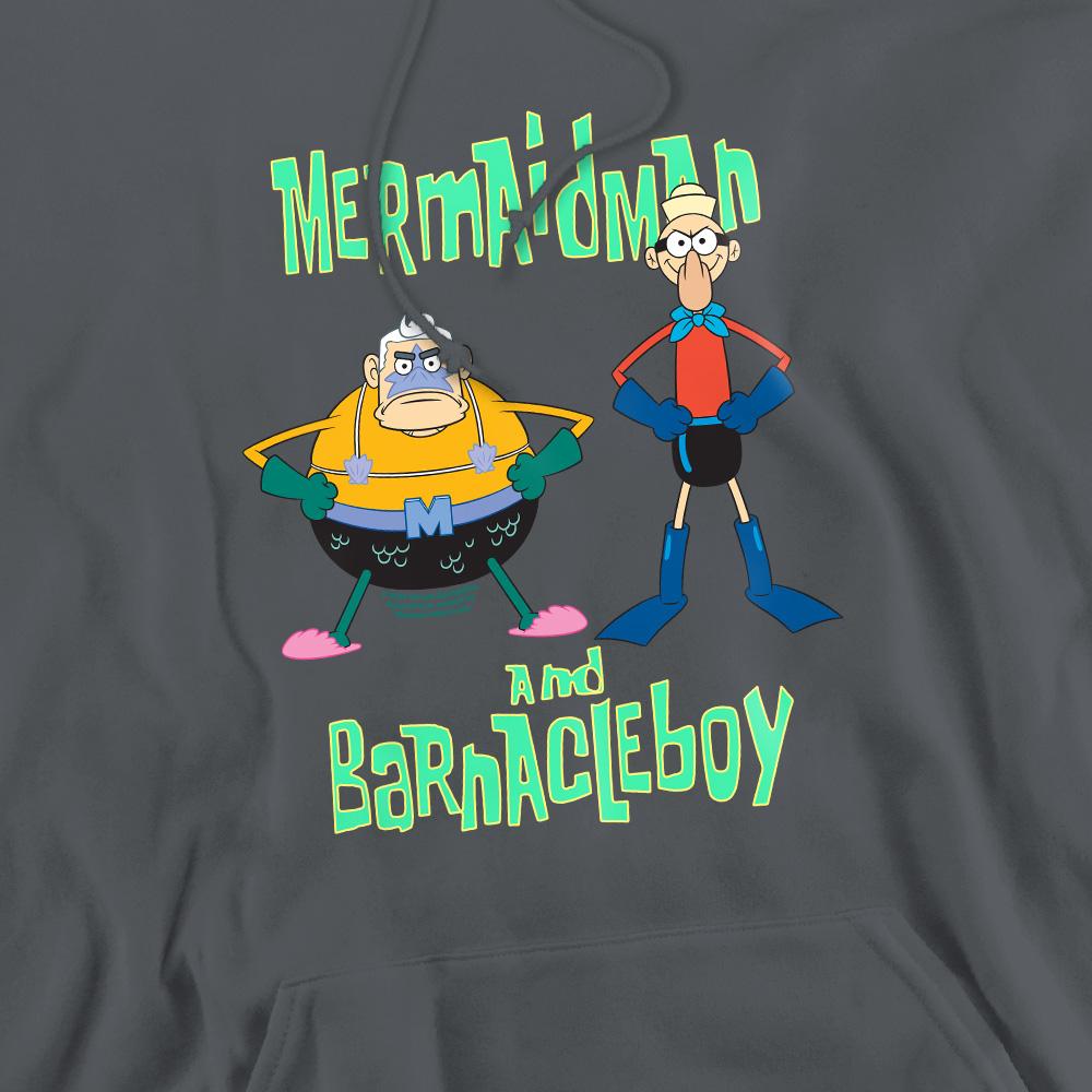 SpongeBob SquarePants Mens Mermaid Man & Barnacle Boy Hoodie