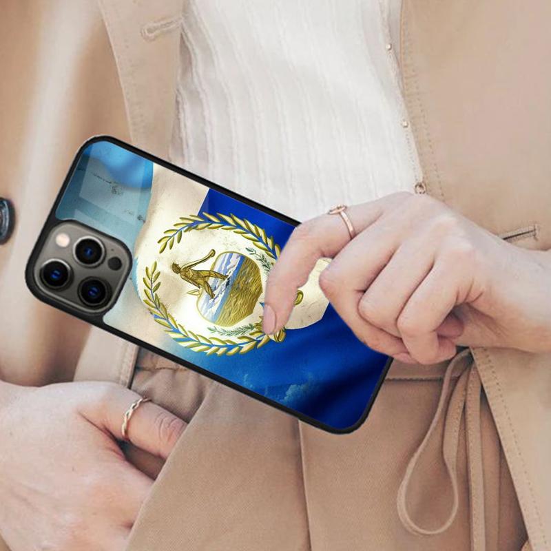 El Salvador Flag Bumper Magnetic Phone Case For APPLE iPhone 17 Air 16 14 13 12 Pro Max 15 Plus Charge With MagSafe Cover