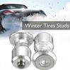 100Pcs Winter Wheel Lugs Car Motorcycle ATV Tires Studs Screw Snow Spikes Silver