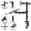 Universal Monitor Laptop Clamp Stand Adjustable 360° Rotating Ergonomic Desk Bracket Monitor Mount for Office Room Computer Work