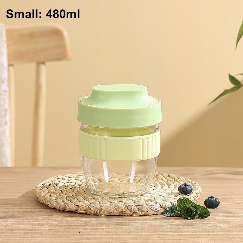 Breakfast Cup Oat Cup Nut Yogurt Salad Cup Container Set Sealed Portable Fitness School Lunch Box Food Storage Cup Bento Box New