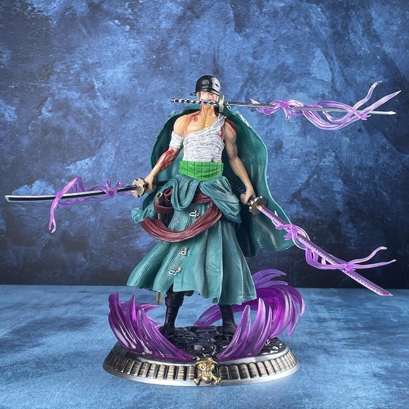 Новейшая фигурка персонажа One Piece Ван Пис Кровь Ванны Ророноа Зоро ПОЛИВИНИЛХЛОРИД 21 см Фигурка для коллекционеров Изысканная миниатюра Подарки на праздник