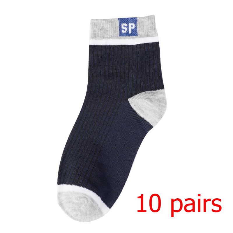 5 Pairs Men's SP Striped Socks Lot Color Matching Sports Socks Spring Casual Socks Pack