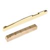Acoustic Guitar Saddle Nut Slotted Brass for 6String Folk Accessory