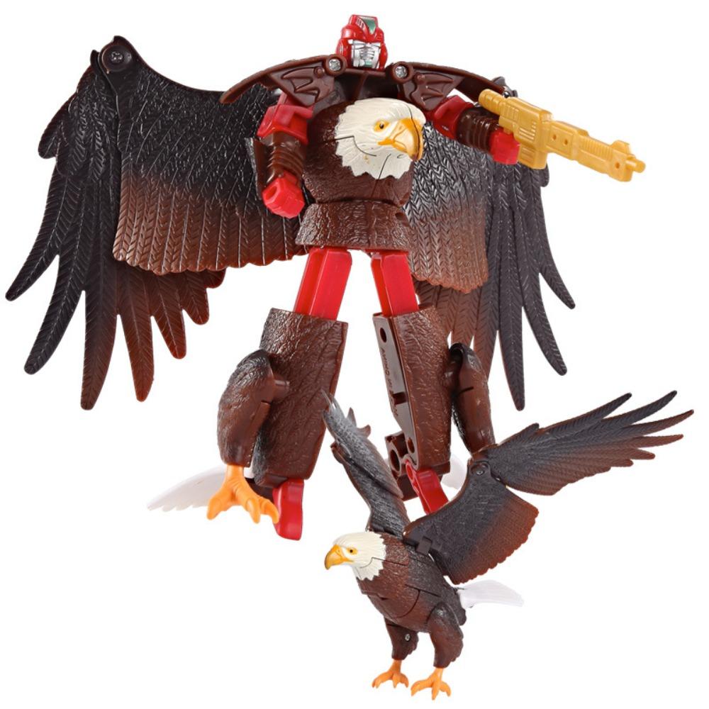 Лев Слон Деформация Фигурка Действия Тигр Орел Модель Трансформация Игрушка Детские Подарки