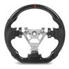 Hydro Dip Carbon Fiber Look Steering Wheel Perforated Leather Flat Steering Wheel For 350z