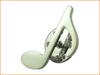 Pin lapel musical silver badge, pins, pin, brooch, note, music,