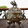Alloy Incense Burner Animal Foot Plate Three Legged Stove  Tea Ceremony Home Decoration