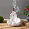 Incense Burner Stick Holder Buddhism Lotus Line Incense Plate Sandalwood Coil Base Temples Yoga Studios Home Decoration
