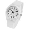 Montre - Q&amp;Q - V12A-001VY - Silicone Blanc - Étanchéité 10 bar - Design Sportif