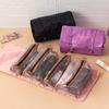 Четыре в одном, складная дорожная косметичка большой вместимости, портативная дорожная косметичка-органайзер, сумка-сумка для скрученной коллекции, подвесная косметичка