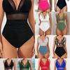2025 Slimming One-Piece Swimsuit: European & American Conservative Style for Beach or Vacation