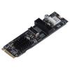 5Gbps Type E USB 3.1 Front Panel Socket M.2 M Key PCIe to USB 3.1 Front Expansion Card Adapter for Motherboard