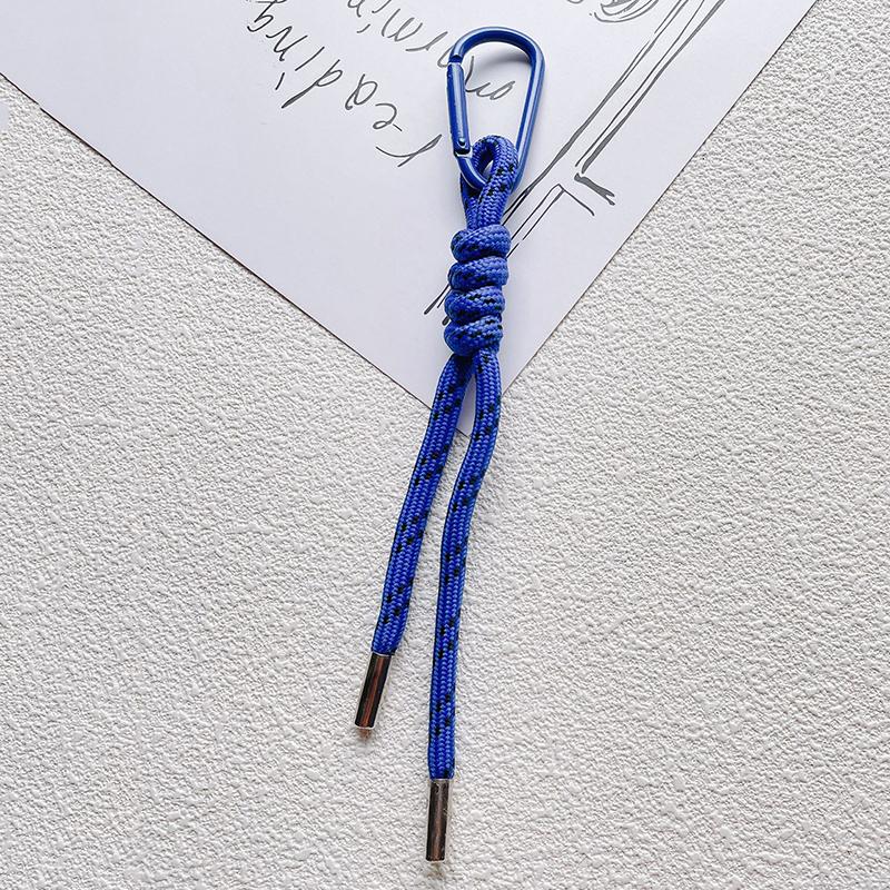 Нейлоновый брелок из плетеной вручную веревки, Y2K мода, подвеска для сумки, украшение, сделай сам, красочная подвеска, подарок