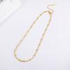 Cross Choker Necklace for Women Stainless Steel Gold Chain Necklaces Jewelry Year Gift