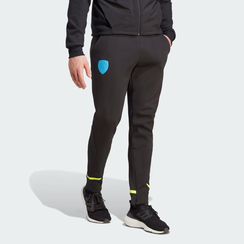 Adidas Arsenal Knitted Sweatpants Men's Black Moderate Tapered Pants HZ2051