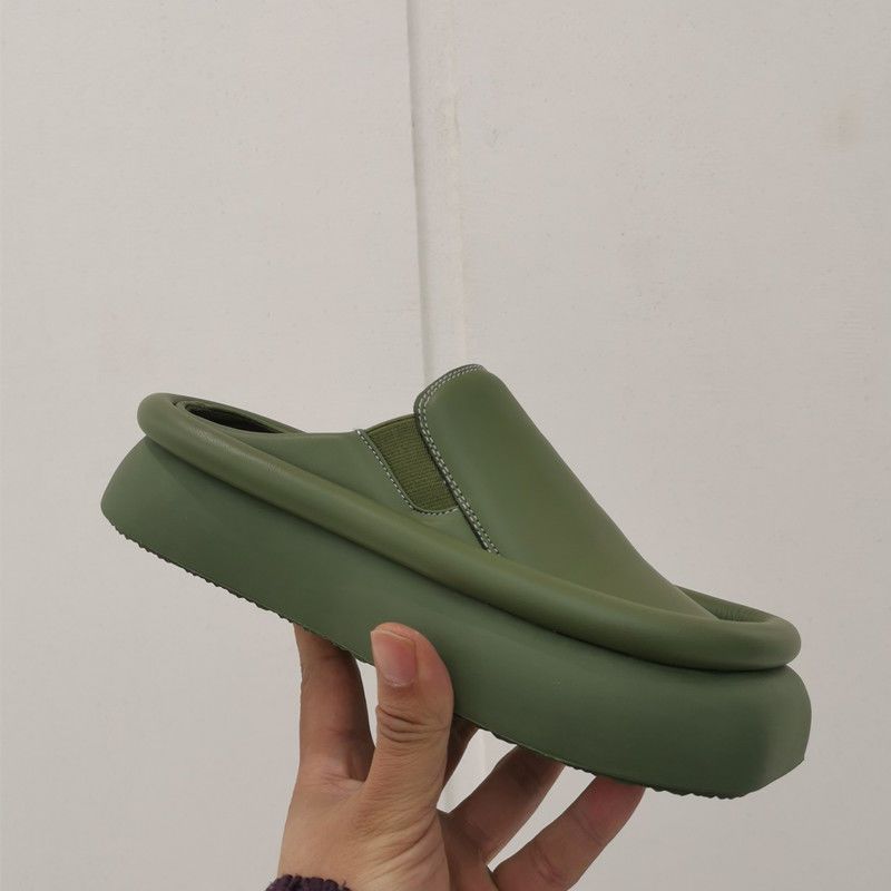 Модные женские сандалии 2025 Лето Новые шлепанцы на платформе Женские каблуки Роскошные танкетки Слайды Пляжные мюли Женские сабо